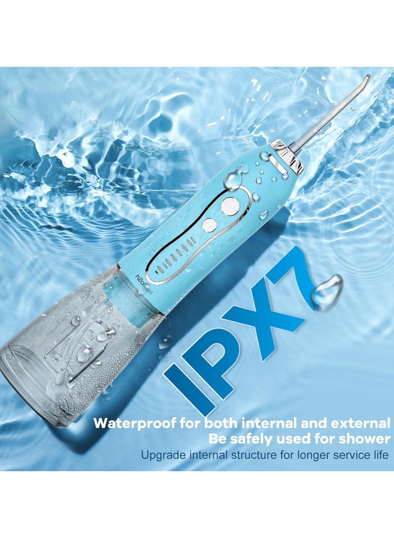 H2ofloss Water Flosser Professional Cordless Dental Oral Irrigator - Portable and Rechargeable IPX7 Waterproof Water Flossing for Teeth Cleaning - Image 2