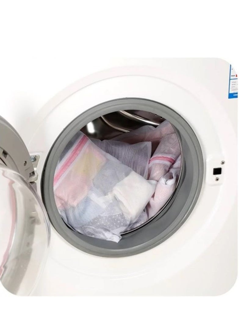 Generic 7pcs Mesh Laundry Bags for Clothing Reusable Travel Storage Bag Washing Machine Bags for Laundry Blouse Bra Hosiery Stocking Underwear Lingerie  - Image 4