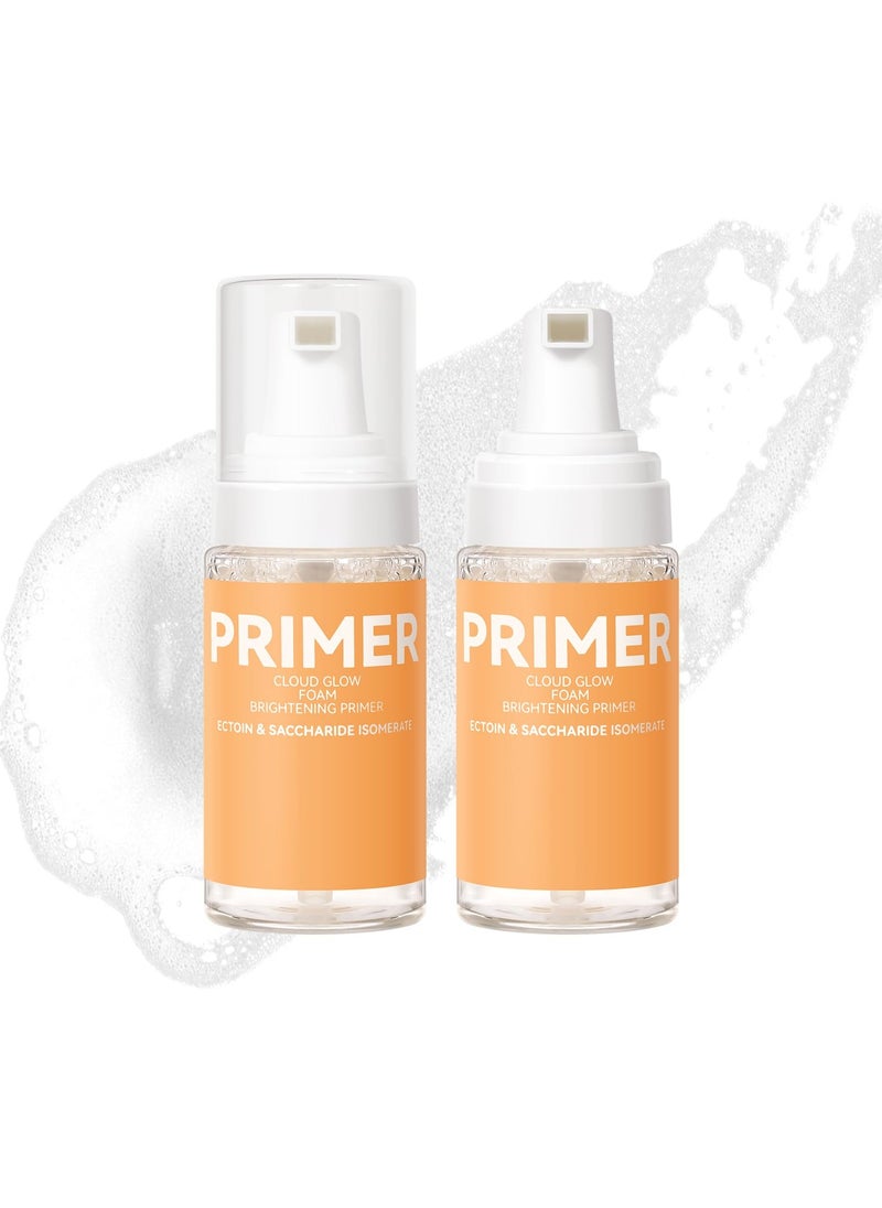 Hydrating Face Primer, Makeup Primer For Flawless, Smooth Skin and Long lasting Makeup, Mousse Foam Base, Blur + Pore Minimize + Fine Lines, Moisturizing & Smoothing Primer With Sodium Hyaluronate