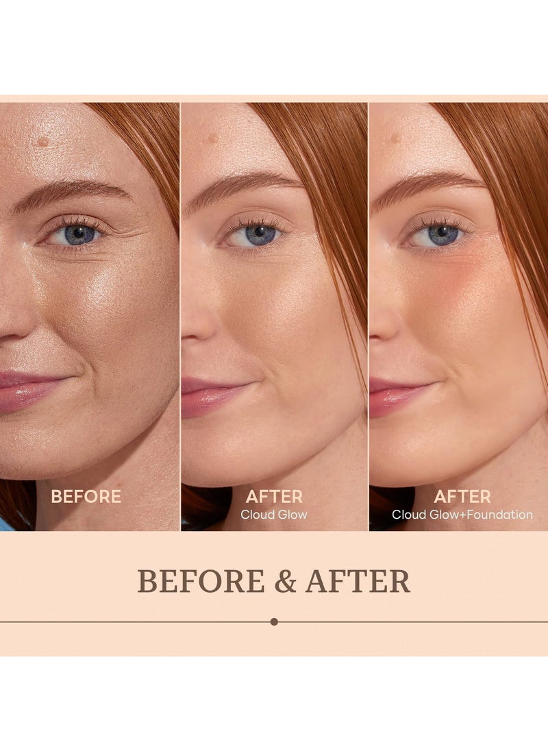 Hydrating Face Primer, Makeup Primer For Flawless, Smooth Skin and Long lasting Makeup, Mousse Foam Base, Blur + Pore Minimize + Fine Lines, Moisturizing & Smoothing Primer With Sodium Hyaluronate