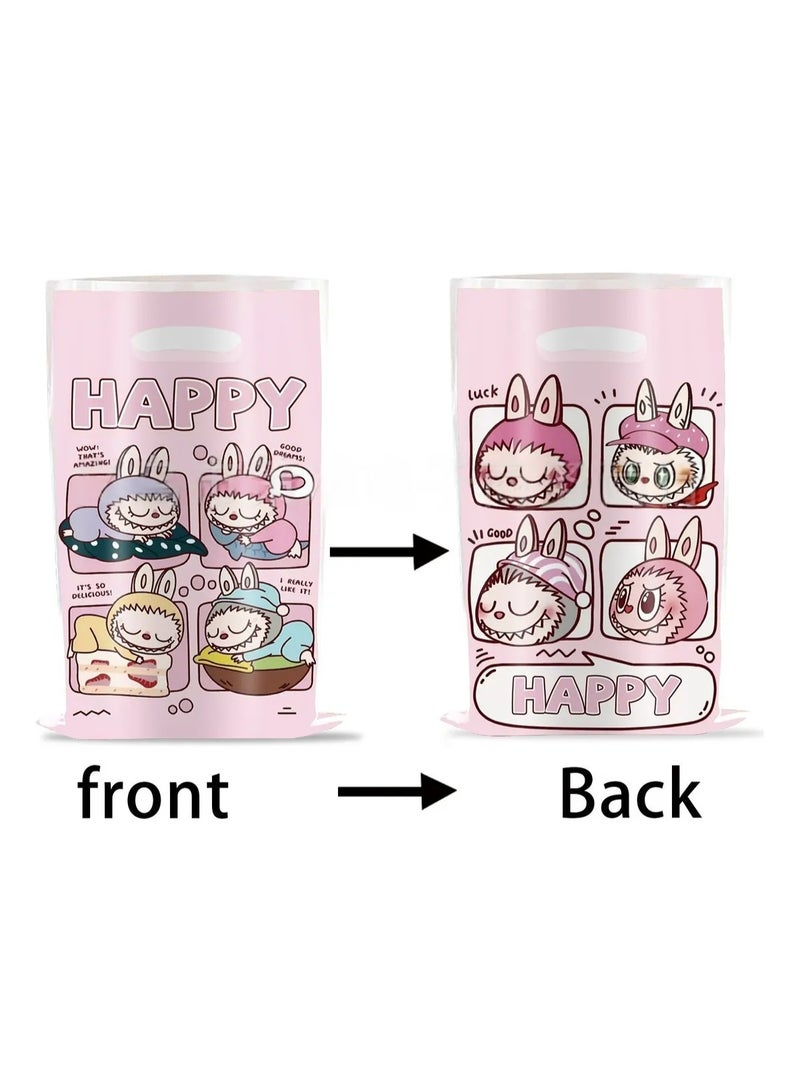 لابوبو 20 قطعة من لوازم حفلات أعياد الميلاد بنمط رابيدز الكرتوني، وأكياس حلوى كرتونية، وحقائب حمل، وأكياس هدايا للأطفال، وديكورات حفلات أعياد ميلاد للكبار - Image 5