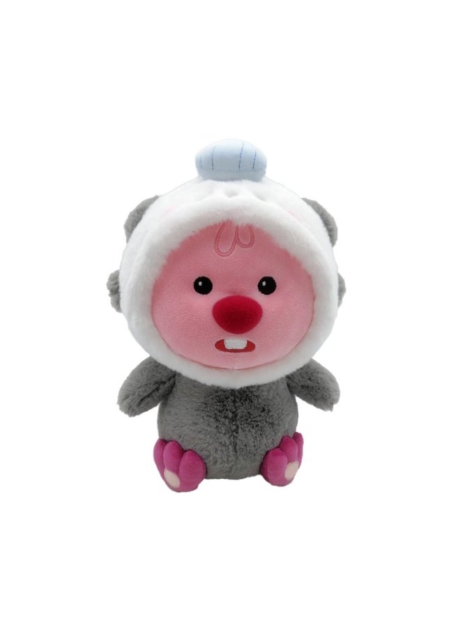 Miniso Zanmang Loopy Collection 10in. Costume-Changing Plush Toy (Beaver) 