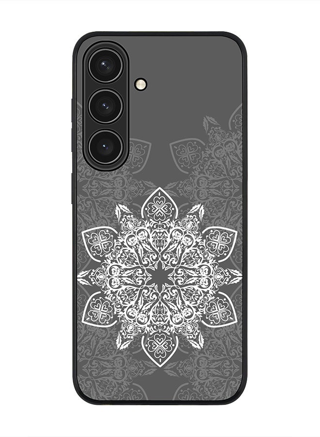 Stylizedd Rugged Black edge case for Samsung Galaxy S24, Slim fit Soft Case Flexible Rubber Edges Anti Drop TPU Gel Thin Cover- Arab Odessey - Image 1