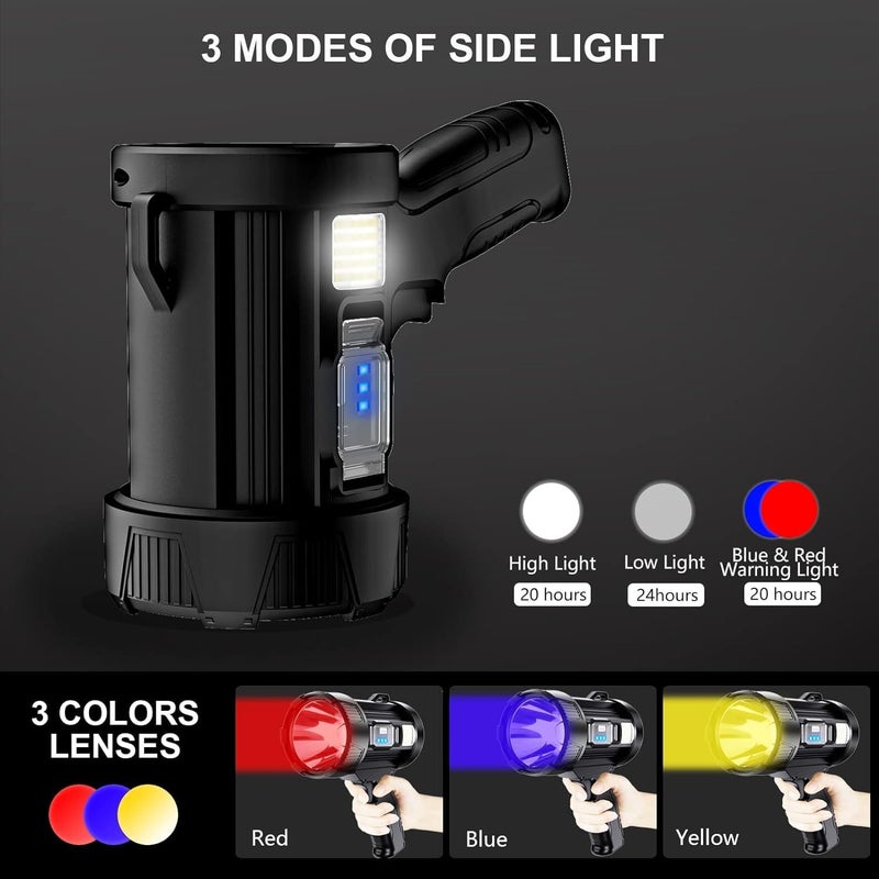 MAPPLE CREATION MultiFunctional Emergency Light Portable Long Endurance USB Charging LED Charging Camping Lamp Outdoor Strong Light Flashlight - Image 3