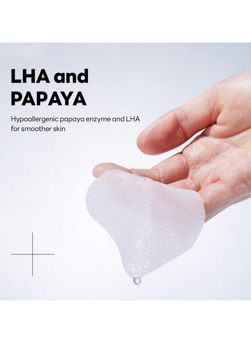 MEDIHEAL Phyto Enzyme Peeling Gauze Pads - Vegan Face Resurfacing Pore Tightening with LHA & Papaya Enzymes - Exfoliating Pads, 90 - Image 3