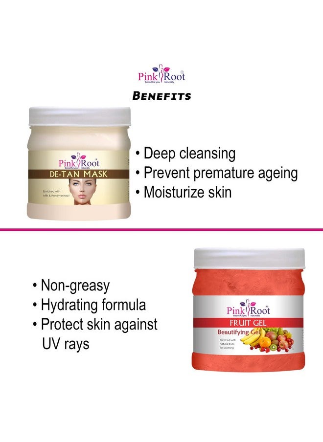 Pink Root Pink Root Diamond Mask 500gm with Fruit Gel 500gm  - Image 5