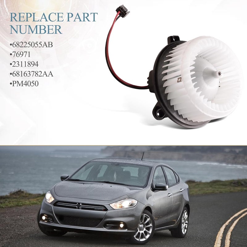Predep AC Blower Motor with Fan for 2013-2016 Dodge Dart - HVAC Replacement - Image 3