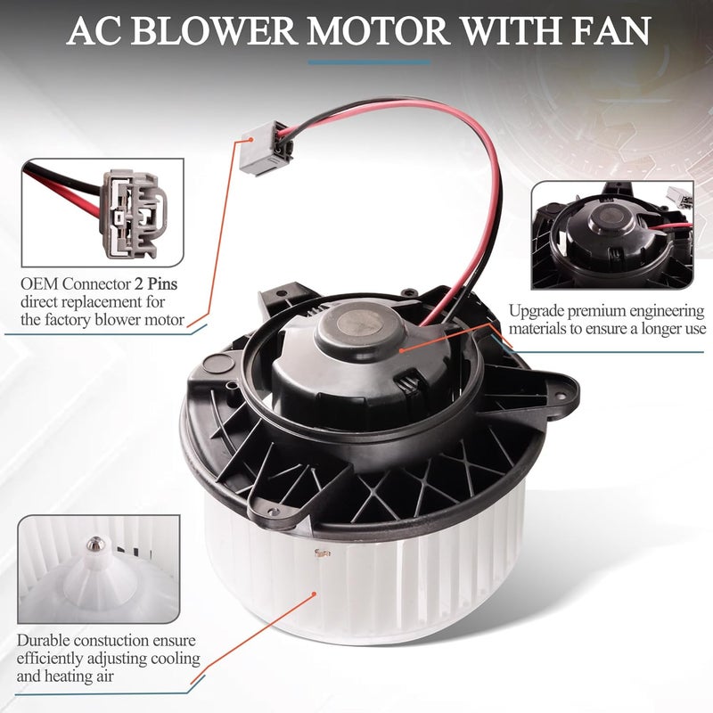 Predep AC Blower Motor with Fan for 2013-2016 Dodge Dart - HVAC Replacement - Image 5