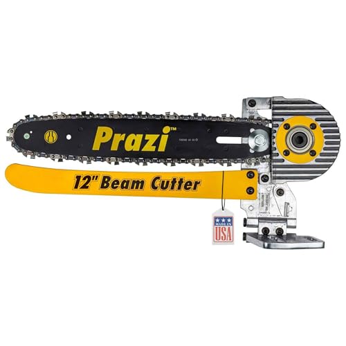 Prazi 12" Beam Cutter Attachment for Worm Drive Circular Saws – Model PR7000 for 7-1/4"-8-1/2" Worm Drive Saws – American Owned Company – Increase Cut Depth from 2-1/2” to 12” - Image 1