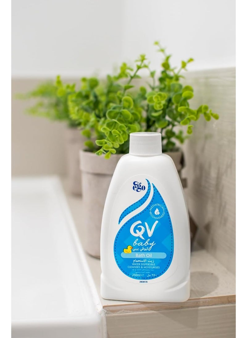 إيجو زيت استحمام كيو في للأطفال، 250 مل - زيت مرطب وملطف للبشرة الحساسة، خالٍ من العطور والصابون - Image 5