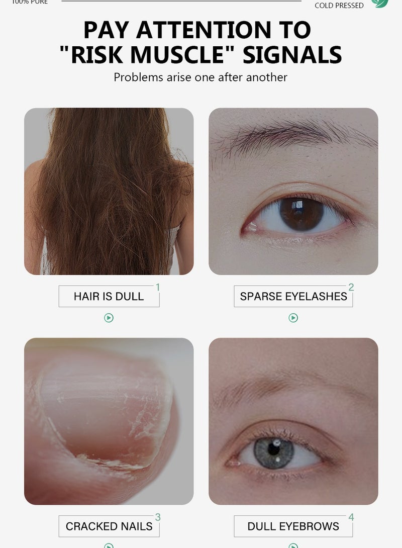 MOOYAM Jamaican Black Castor Oil for Hair Growth 60ml Pure Organic Hair Scalp Treatment Oil for Dry Damaged Hair Strengthening Biotin Mint Infused Growth Oil for Men and Women - Image 5