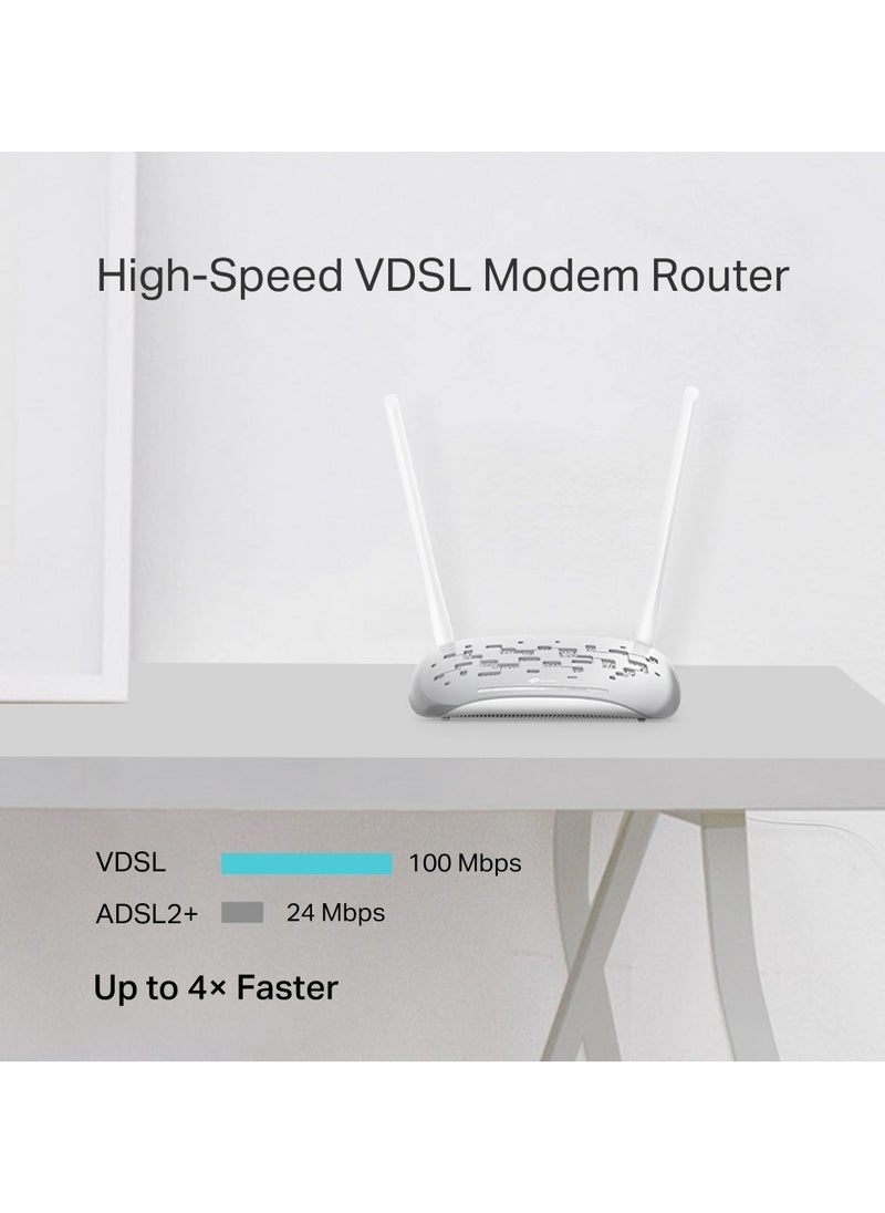 Tp-link Tl TD-W9950 300 Mbps Wireless N VDSL/ADSL Modem Router  - Image 4