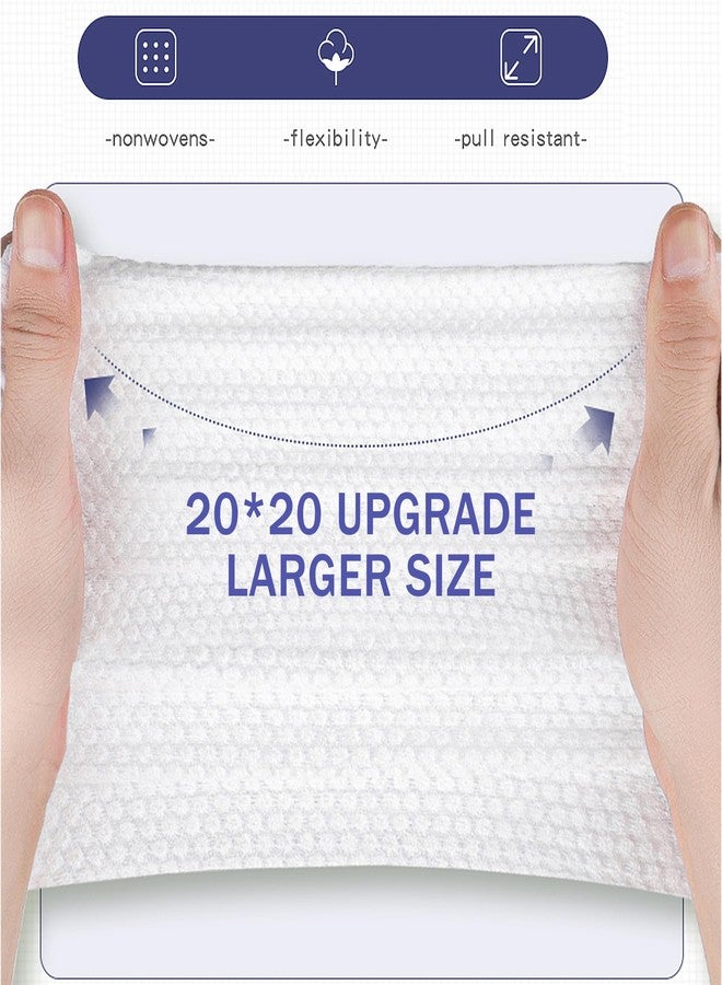 ZPCO 100 Count Face Towels Disposable, Clean Towels (2 Pack) - Image 2