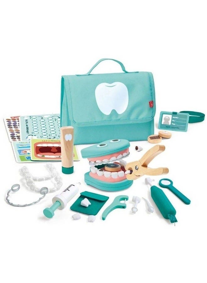 Hape مجموعة عيادة الأسنان هابي سوبر سمايل (33 قطعة) - Image 1