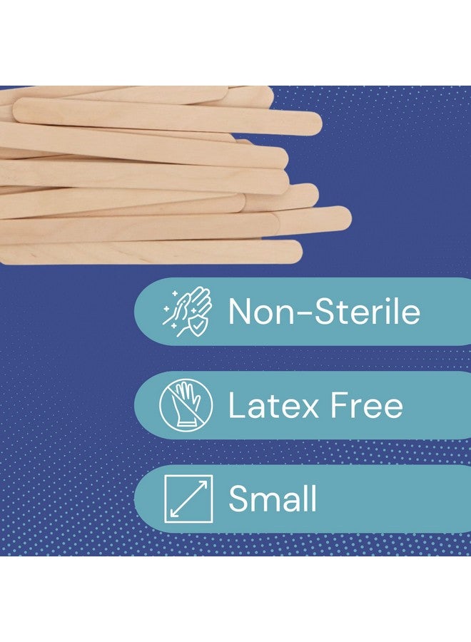 Dukal Small Wooden Wax Sticks - Body Hair Removal Applicator for Waxing, 3/8” x 4.5” (Pack of 100) - Image 2