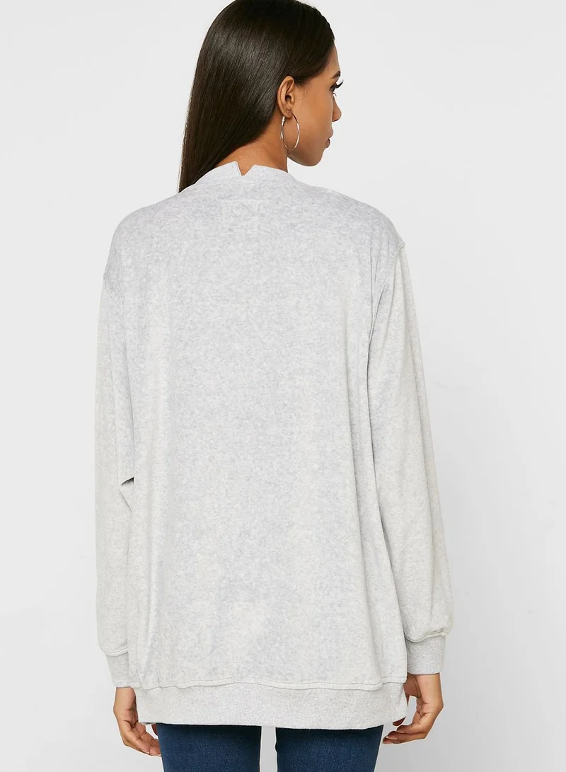 Aerie Crew Neck Ribbed Cuff Sweaters