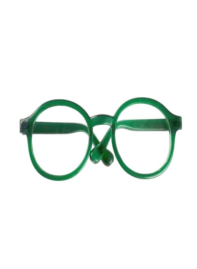 Jojedomo Used for Labubu Glasses Stuff Set,Compatible with Labubu Accessories for 17cm Doll (Green Framed Glasses, M) - Image 5