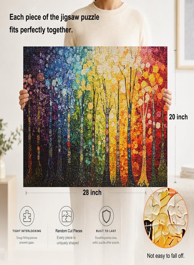 Yunlus Jigsaw Puzzles for Adults 1000 Pieces Impossible Hard Difficult Challenging Puzzles for Adults 1000pc Puzzles Fantasy Forest Jigsaw Puzzle 1000 Pieces 28 x 20 inch - Image 2