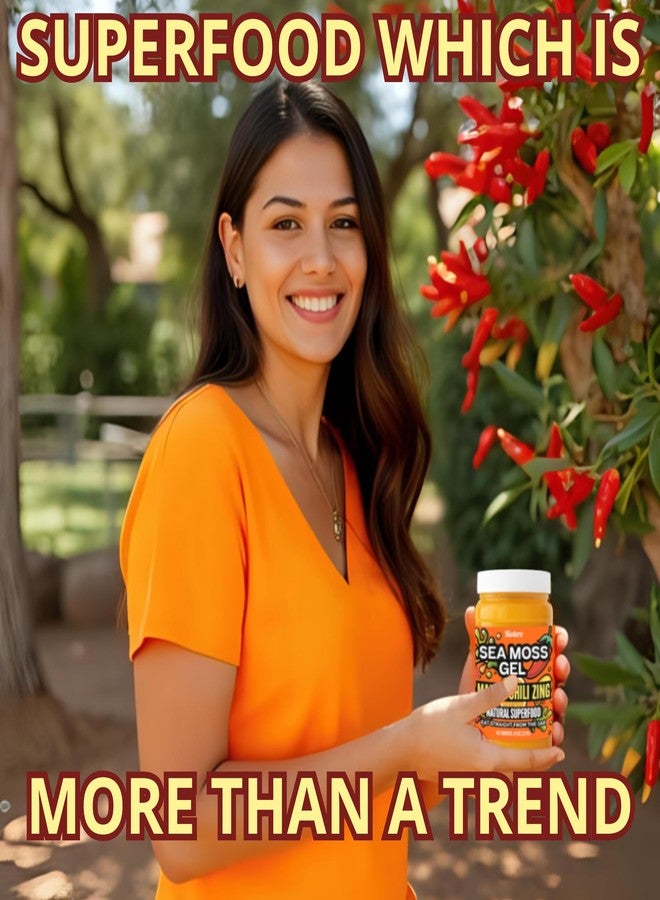 Biolore Sea Moss Gel Mango Chili Zing - Flavored Superfood with Natural Electrolytes - Wildcrafted Mango Jam Sea Moss, with Minerals, Vegan, Made in USA - 8oz Trial Size - Image 4