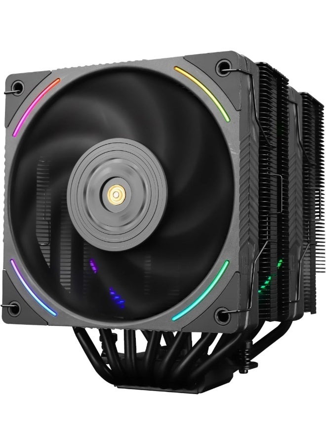 ثيرمالرايت مُبرد الهواء لوحدة المعالجة المركزية Thermalright Phantom Spirit 120 EVO، مبرد وحدة معالجة مركزية بـ 7 أنابيب حرارية، مروحتان بقطر 120 مم بتحكم PWM من نوع TL-K12، تقنية AGHP 4.0، محمل S-FDB، متوافق مع AMD AM4 AM5 / Intel 1700/1150/1151/1200، مبرد حاسوب - Image 4