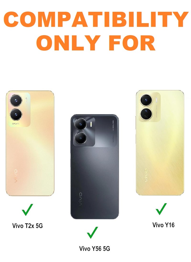 we3 2 Pieces Tempered Glass Screen Protector Anti-Spy Privacy Designed For vivo Y16 Full Screen Coverage And Bubble Free  - Image 3