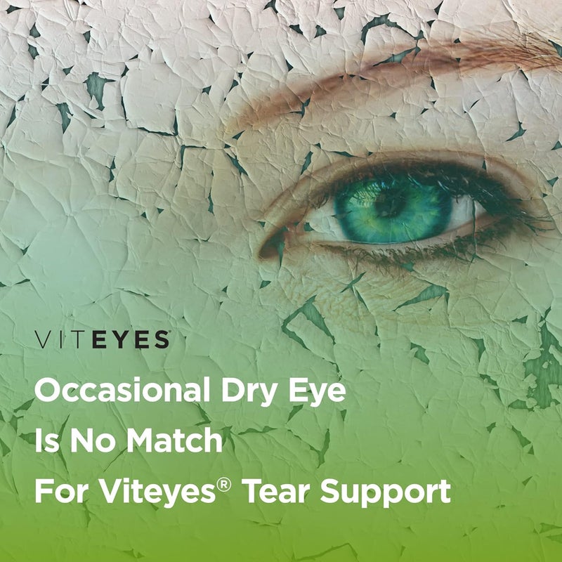 Viteyes Tear Support Eye Soothing Blend Occasional Dry Eye Supplement No Eye Drops Redness Relief Eye Vitamin Allergy Support for Itchy Eyes Omega3 Fish Oil 30 Softgels - Image 5
