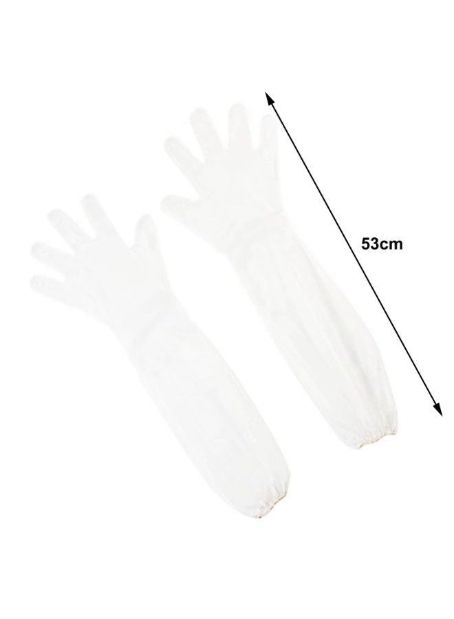 Arm Guards Long Gloves Housework Protection Disposable Food Grade Kitchen Gloves Extended，50pcs - Image 2