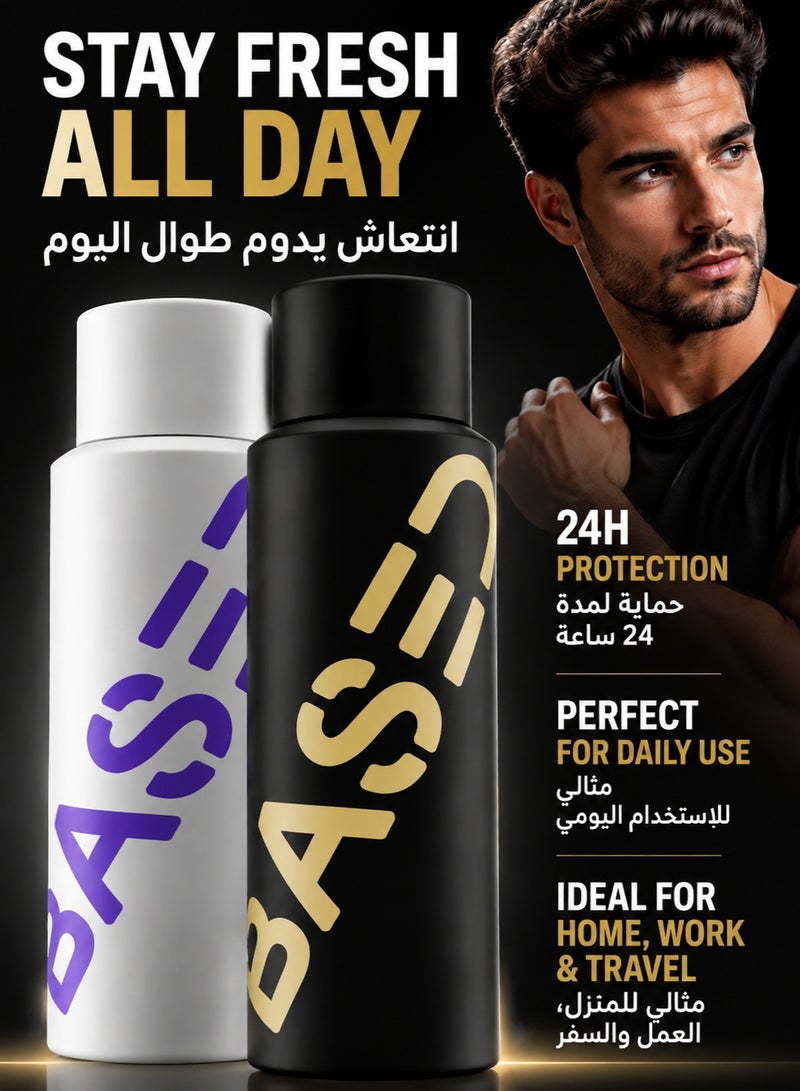 Based Shampoo & Conditioner Bundle with Peppermint Oil, & Coconut Oil, Cleansing Shampoo & Hydrating Conditioner for Men, No Sulfates, Parabens or Phthalates, 8.34 fl oz Bottle (Pack of 2) - Image 1