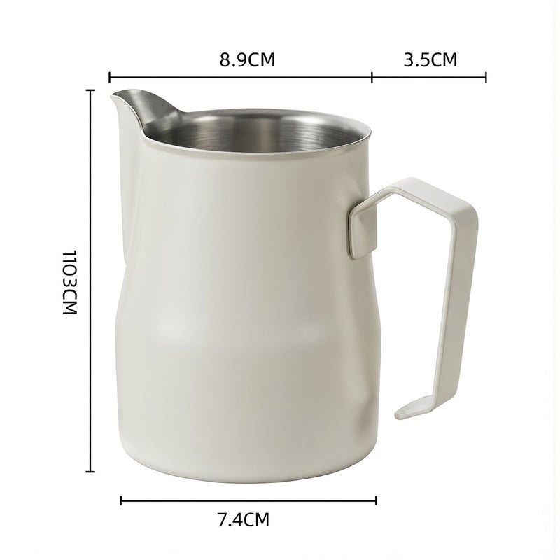 304 Stainless Steel Milk Frothing Pitcher Non-stick Espresso Latte Art Cup 350ml - Image 5