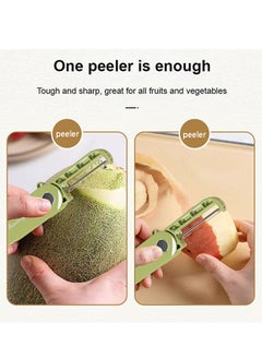 Generic Folding Peeler, Kitchen Gadgets Apple Potato Vegetable Peeler Suitable for Home Camping Picnics ＆ Travel Essentials  - Image 2