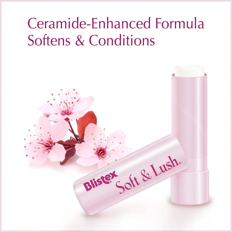 Blistex بلستكس مرطب شفاه ناعم وفاخر، أنبوب 0.13 أونصة – يلين ويغذي، قوام كريمي ناعم، بلسم شفاه مرطب، ترطيب يومي للشفاه - Image 4