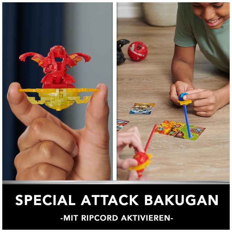 BAKUGAN Bakugan Battle 5-Pack, Special Attack Bruiser, Dragonoids, Hammerhead, Nillious; Customizable, Spinning Action Figures, Kids Toys for Boys and Girls 6 and up  - Image 3
