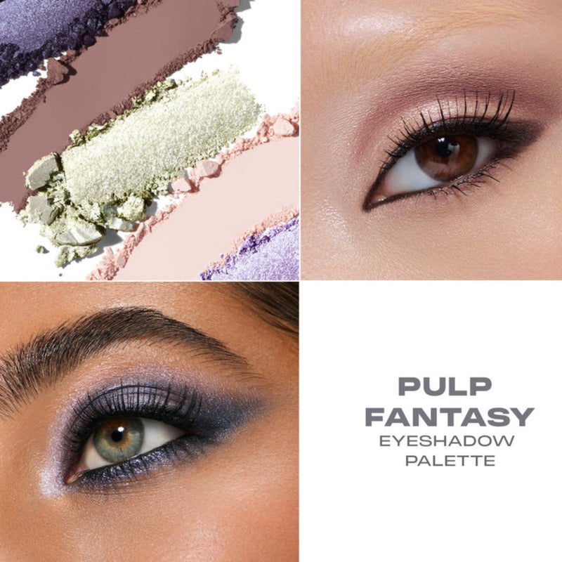 Morphe Pulp Fantasy Artistry Palette - Foil-Effect Eyeshadow Palette with Matte, Shimmer & Foil Finishes - Violet, Rich Taupe & Brown Eyeshadow with Luminous Payoff (0.35 oz) - Image 5
