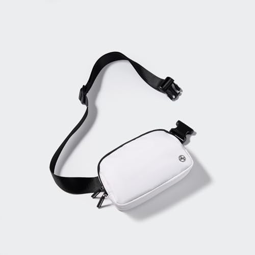 Pander Two Way Zipper Fanny Pack Nylon Everywhere Belt Bag for Women, Water Repellent Waist Packs, Crossbody Bags with Adjustable Strap (White). - Image 2