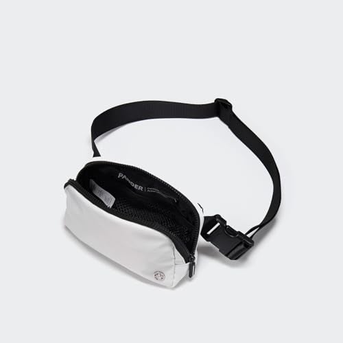 Pander Two Way Zipper Fanny Pack Nylon Everywhere Belt Bag for Women, Water Repellent Waist Packs, Crossbody Bags with Adjustable Strap (White). - Image 5