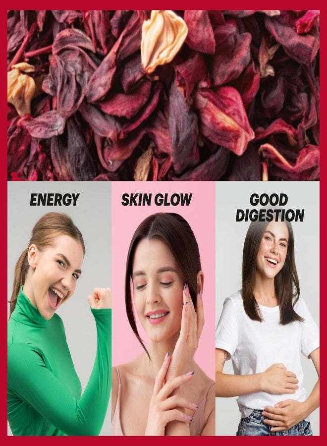 NeutraVed Hibiscus powder for hair growth 100 gm | Ideal for Hair pack, Face pack, Eating, and Hibiscus tea | Sabdriffa Gudhal Phool Powder - 100gm - Image 4