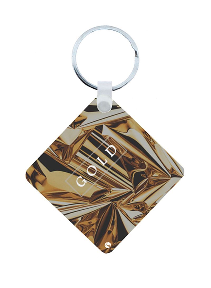 RKN English Phrases Wooden Keychain