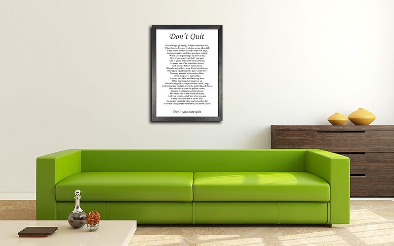 BBPosters Don't Quit A3 Unframed Motivation Quote Poster - Image 3