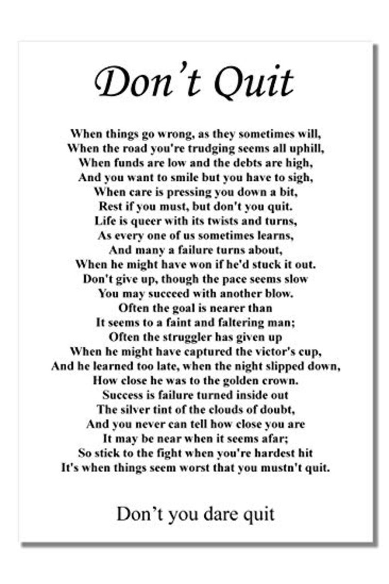 BBPosters لا تستسلم ملصق اقتباس تحفيزي بحجم A3 بدون إطار - Image 2