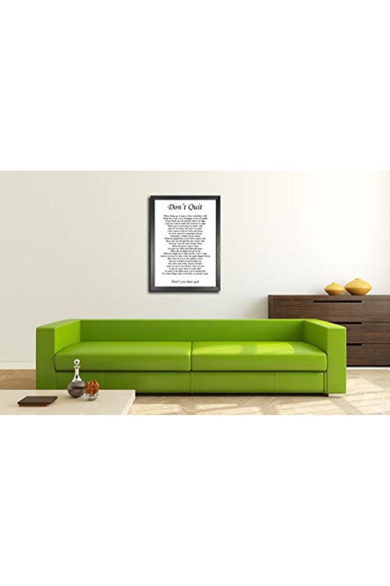 BBPosters لا تستسلم ملصق اقتباس تحفيزي بحجم A3 بدون إطار - Image 4