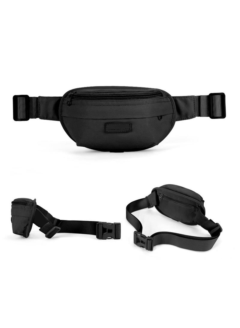 KASTWAVE Fanny Pack for Women Men, Fashionable Waterproof Crossbody Waist Bag, Pack Belt Bag for Yoga, Running Sport, Workout, Hiking Travel Walking, Easy Carry Any Phone Wallet Purse - Image 2