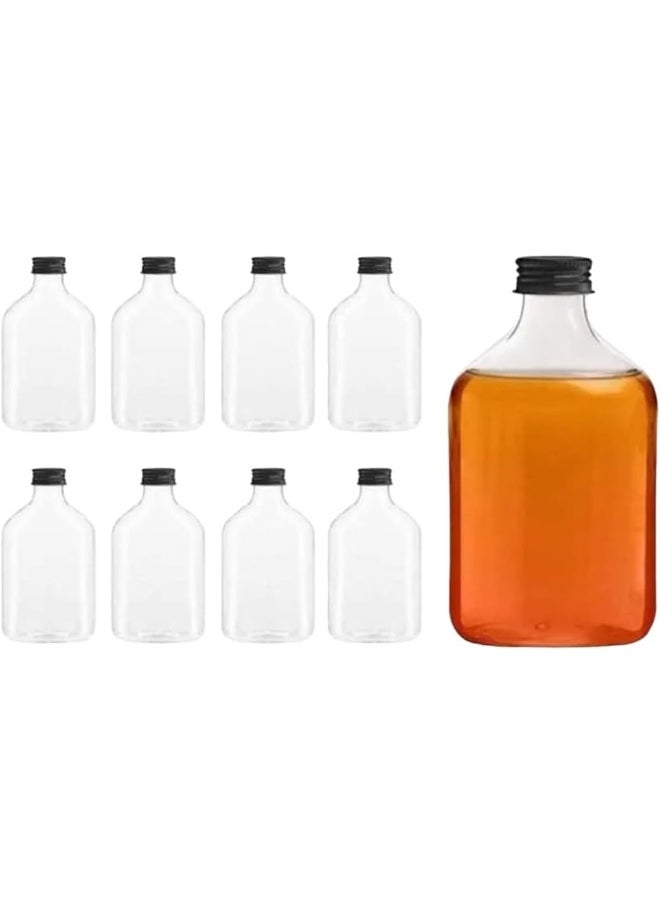 Generic - Glass Flask Pressed With Black Screw Cap 100Ml 7 X 3 X 13 Cm - Fosblsh0151 Set Of 12 Pieces - Image 1
