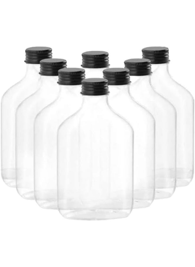 Generic - Glass Flask Pressed With Black Screw Cap 100Ml 7 X 3 X 13 Cm - Fosblsh0151 Set Of 12 Pieces - Image 1