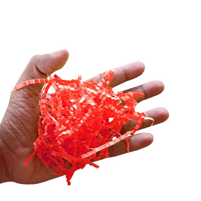 DIY Crafts Pack of 5 Pcs, Red, Crinkle Cut Paper Shred Filler for Gift Wrapping & Basket Filling - Red Kitche(Pack of 5 Pcs, Red) - Image 3