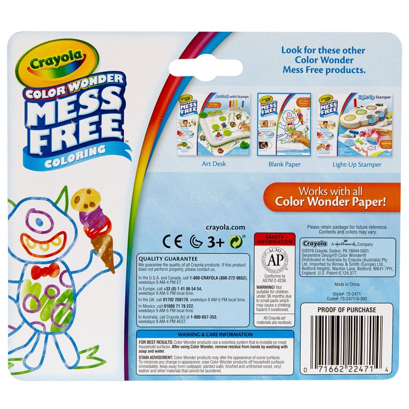 Crayola Color Wonder Markers, Mess Free Coloring, 10 Count, Gift for Kids, Age 3, 4, 5, 6 - Image 4