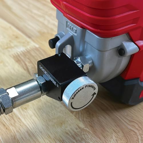 LockNLube Pressure Return Valve for Use with Cordless Grease Guns. No More Pressure Locks! Returns Grease to The Tube. Releases Hose backpressure. - Image 2