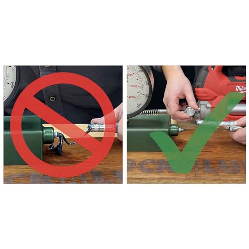 LockNLube Pressure Return Valve for Use with Cordless Grease Guns. No More Pressure Locks! Returns Grease to The Tube. Releases Hose backpressure. - Image 5