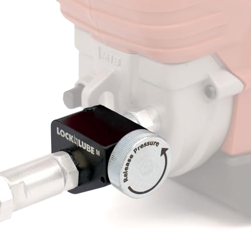 LockNLube Pressure Return Valve for Use with Cordless Grease Guns. No More Pressure Locks! Returns Grease to The Tube. Releases Hose backpressure. - Image 1