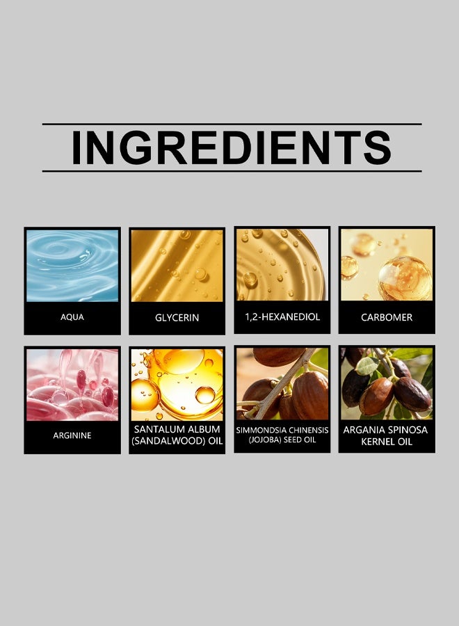 زيت اللحية، زيت لحية للرجال، زيت خشب الصندل الطبيعي لنمو اللحية، يعزز نمو اللحية والشارب، ينعم ويقوي، بلسم يُترك على اللحية، هدايا مميزة للرجال والأب - Image 4