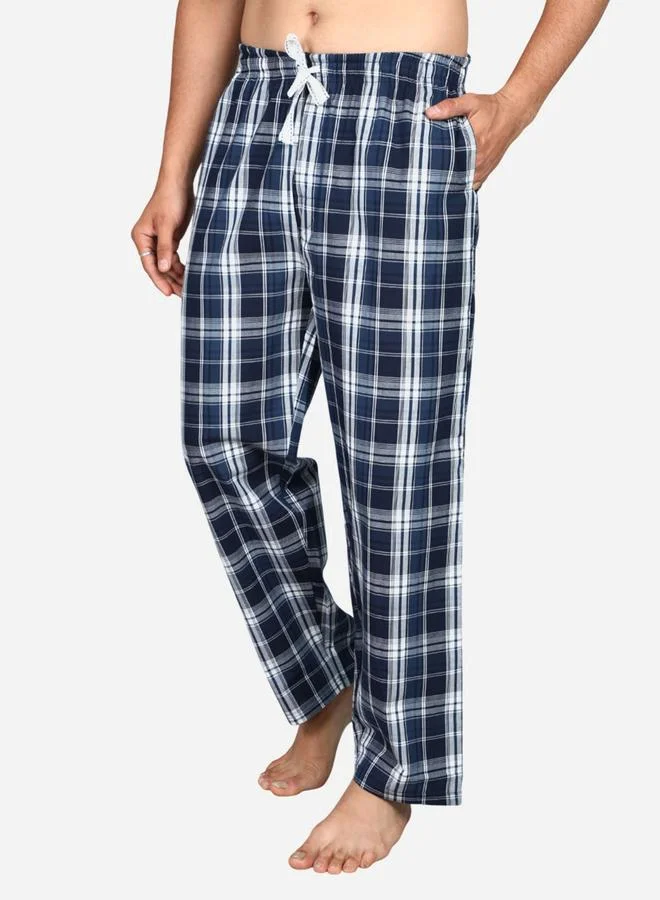 victor and jane Victor and Jane Solid Short Sleeve T-Shirt and Checked Pyjama Set